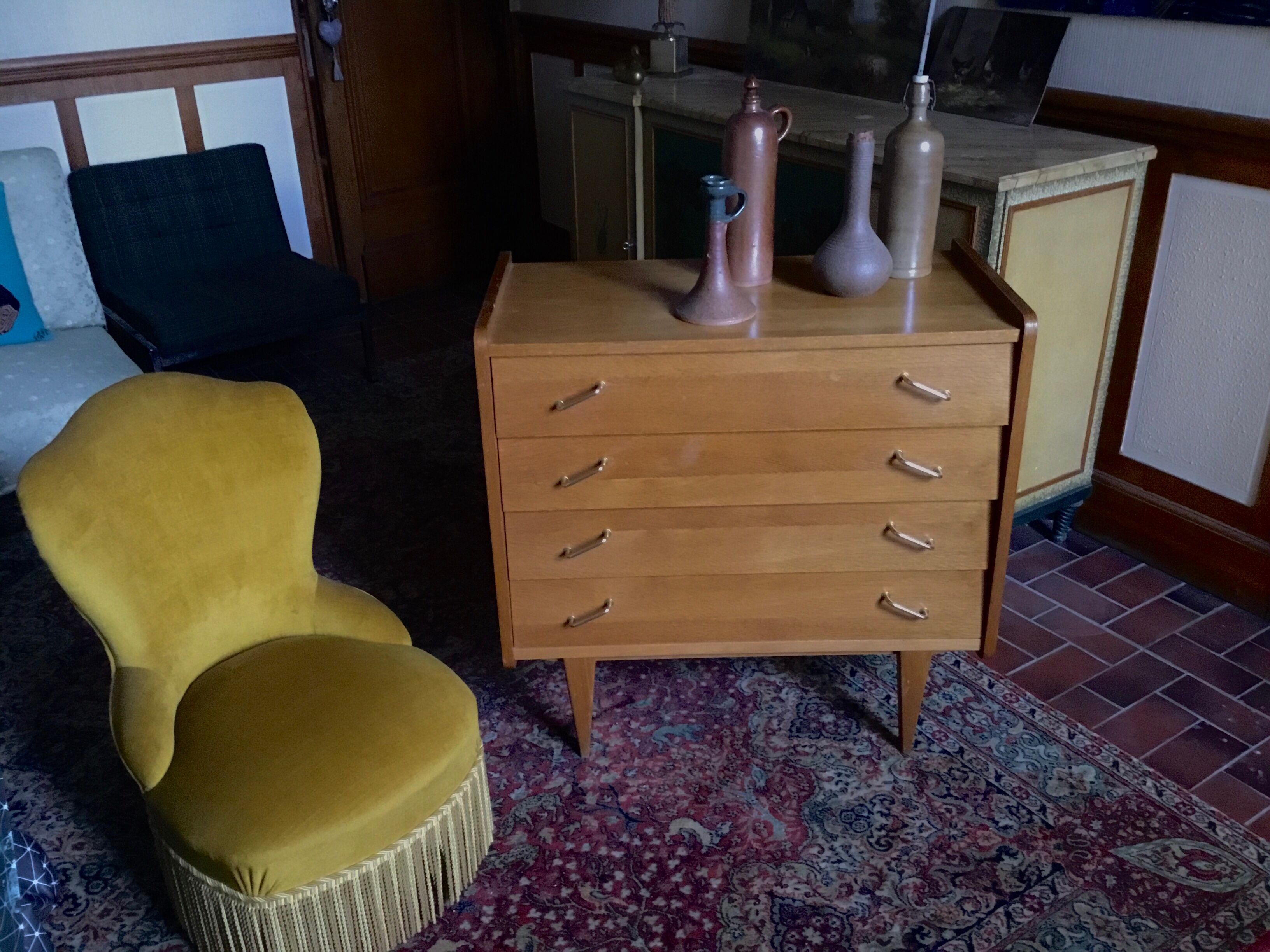 Vintage chest of drawers 1950
