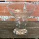 Set of 6 Vintage Glass Ice Cream Bowls Design France #D697