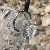 Ice bucket • vintage molded glass