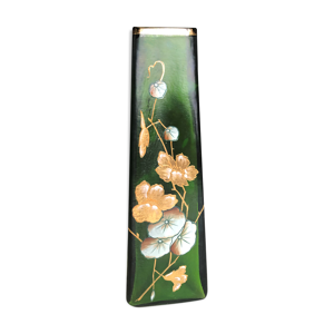 vase en verre émaillé
