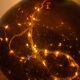 Old amber demijohn
