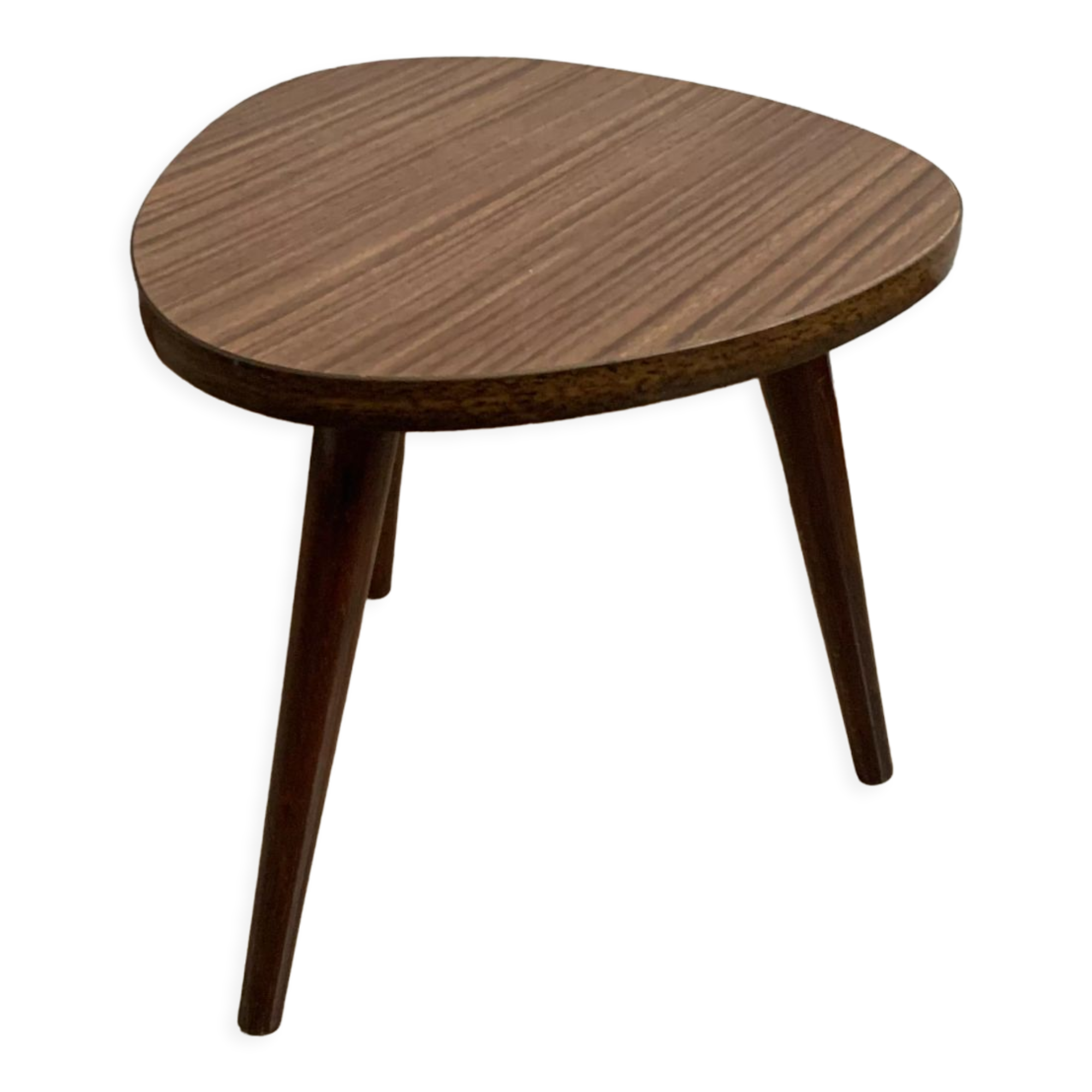 Sellette tripode en formica vintage