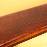 Fauteuil en bois et velours jaune par Chierowski