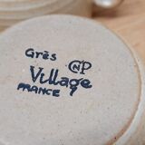 4 tasses à déjeuner grès