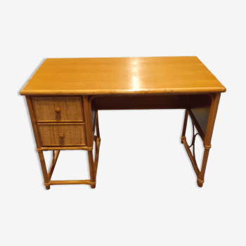 Bureau en rotin