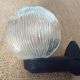 Glass ball globe wall lamp