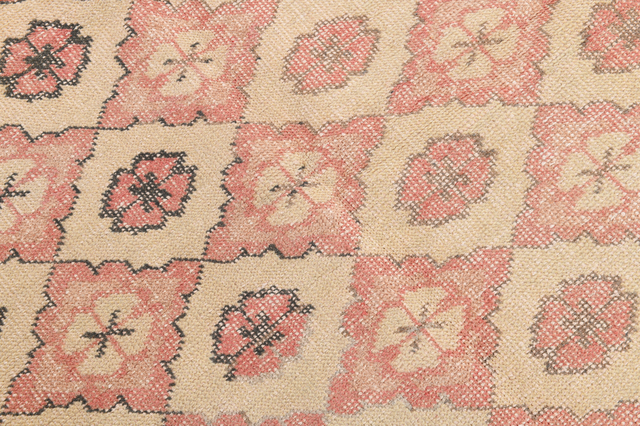 Antique handmade vintage rug 202x138cm