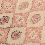 Antique handmade vintage rug 202x138cm