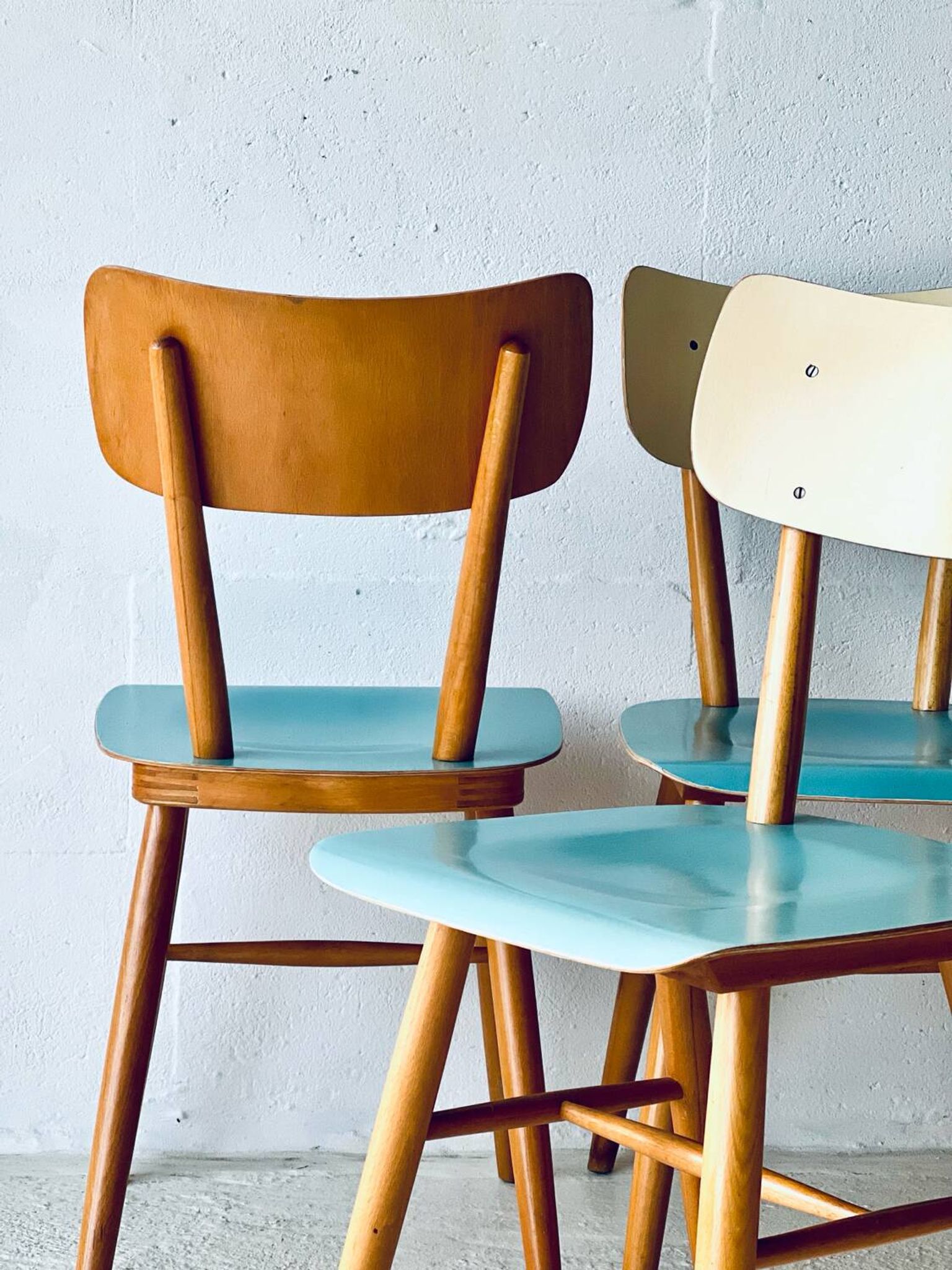 Chaises Birtro de Ton, années 1960.