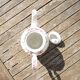 Antique Johnson Bros Ceramic Teapot - The Stagecoach