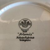 Set of 4 dessert plates from Villeroy - Boch Collection Artemis, theme "Hunting, the shooter"