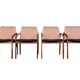 Teak dining chairs model 23 by Henning Kjaernulf for Korup Stolefabric