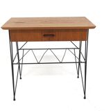 Scandinavian "stringbord" bedside table, Sweden, 1950