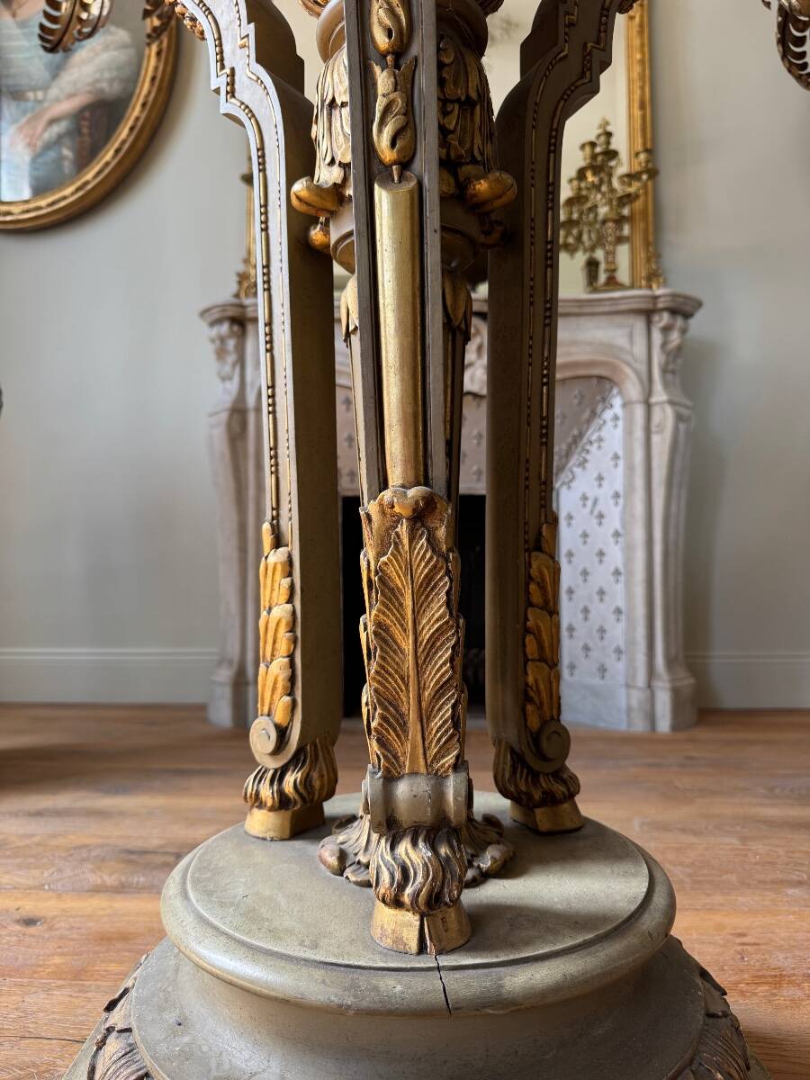 "Column 'to the goats' in Louis XVI style from the Napoleonic III period."