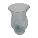 Vase en verre Biot bleuté pied douche