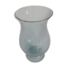 Blue Biot glass vase. Shower foot.