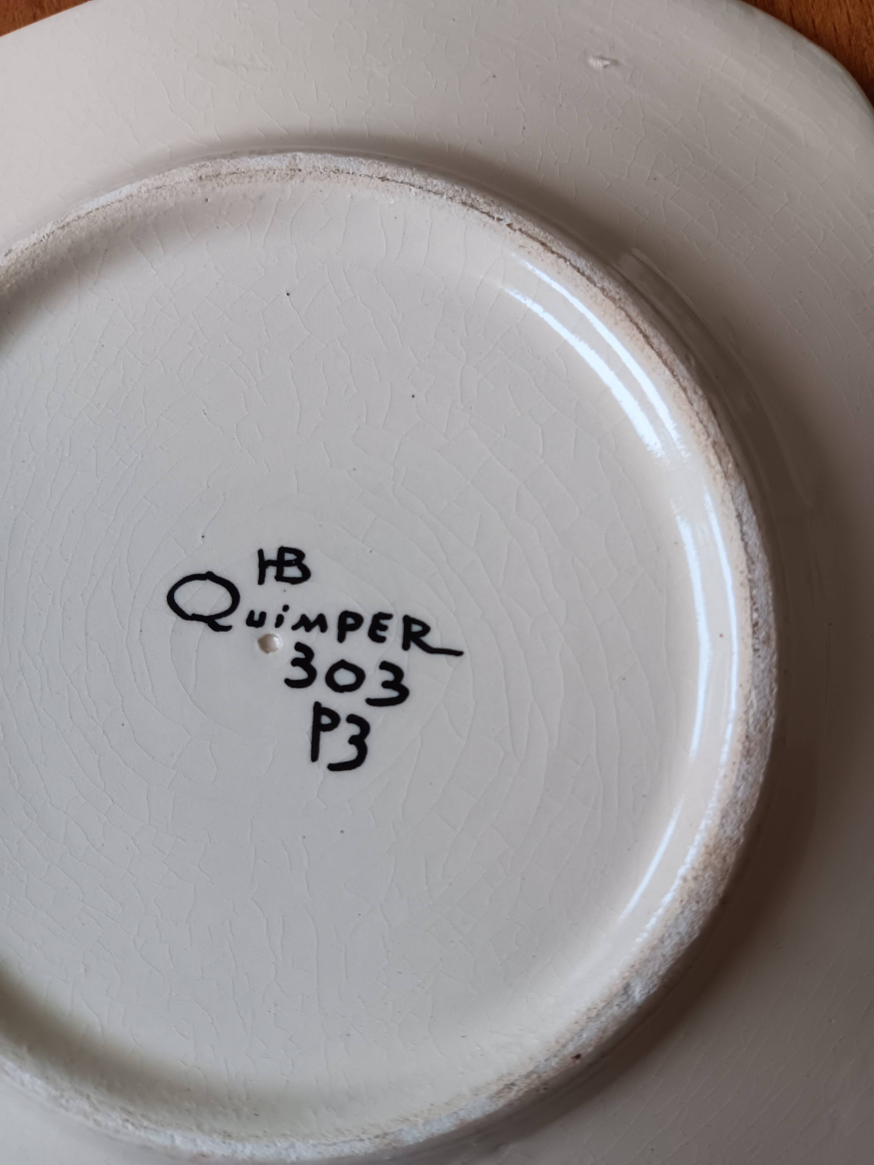Small HB Quimper plates