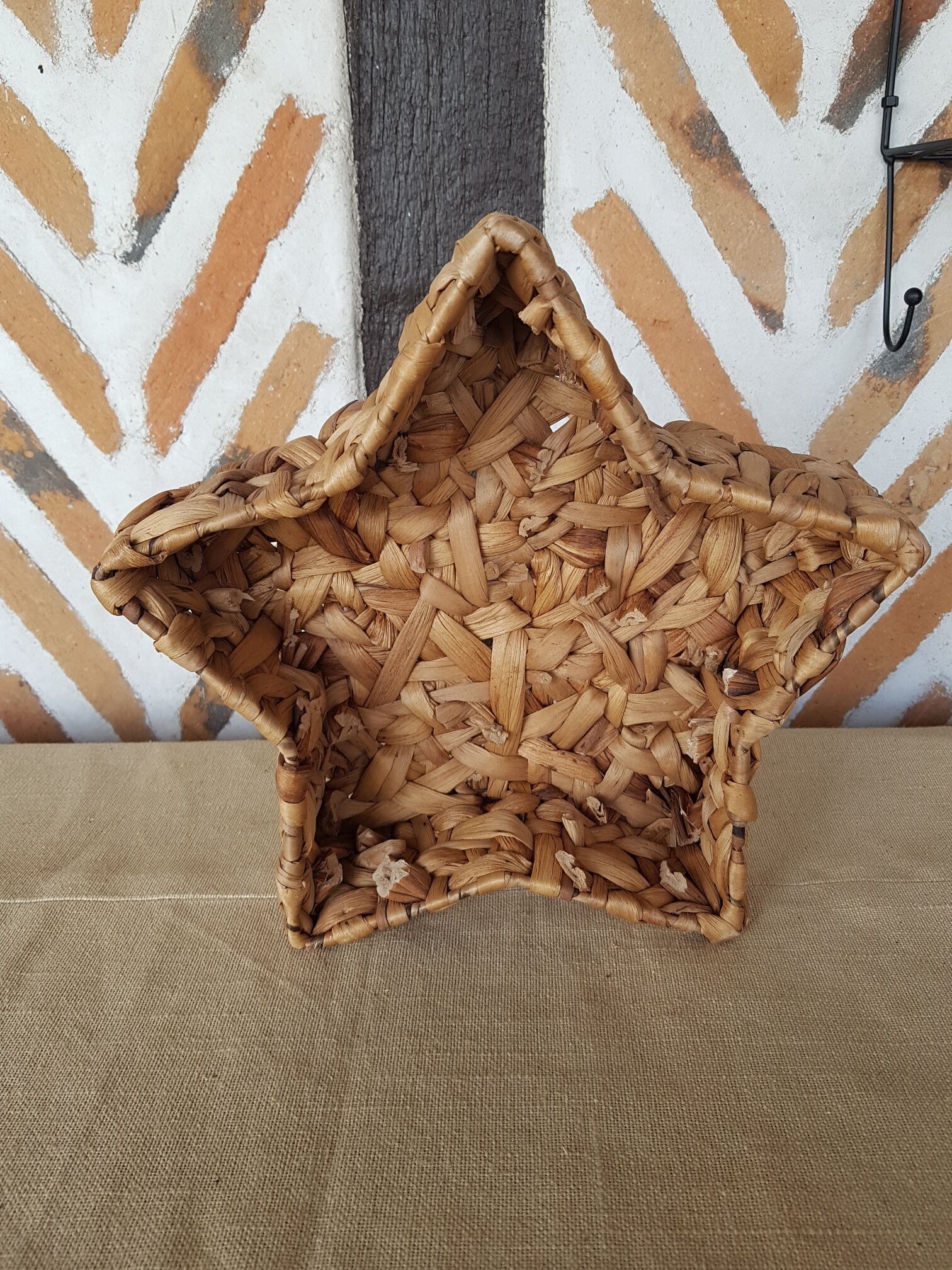 Empty pocket basket fruit basket banana leaves