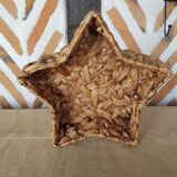 Empty pocket basket fruit basket banana leaves