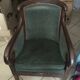 Old bergère armchair