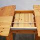 Vintage stretch dining table and 4 chairs by S. Coppola for Roche Bobois