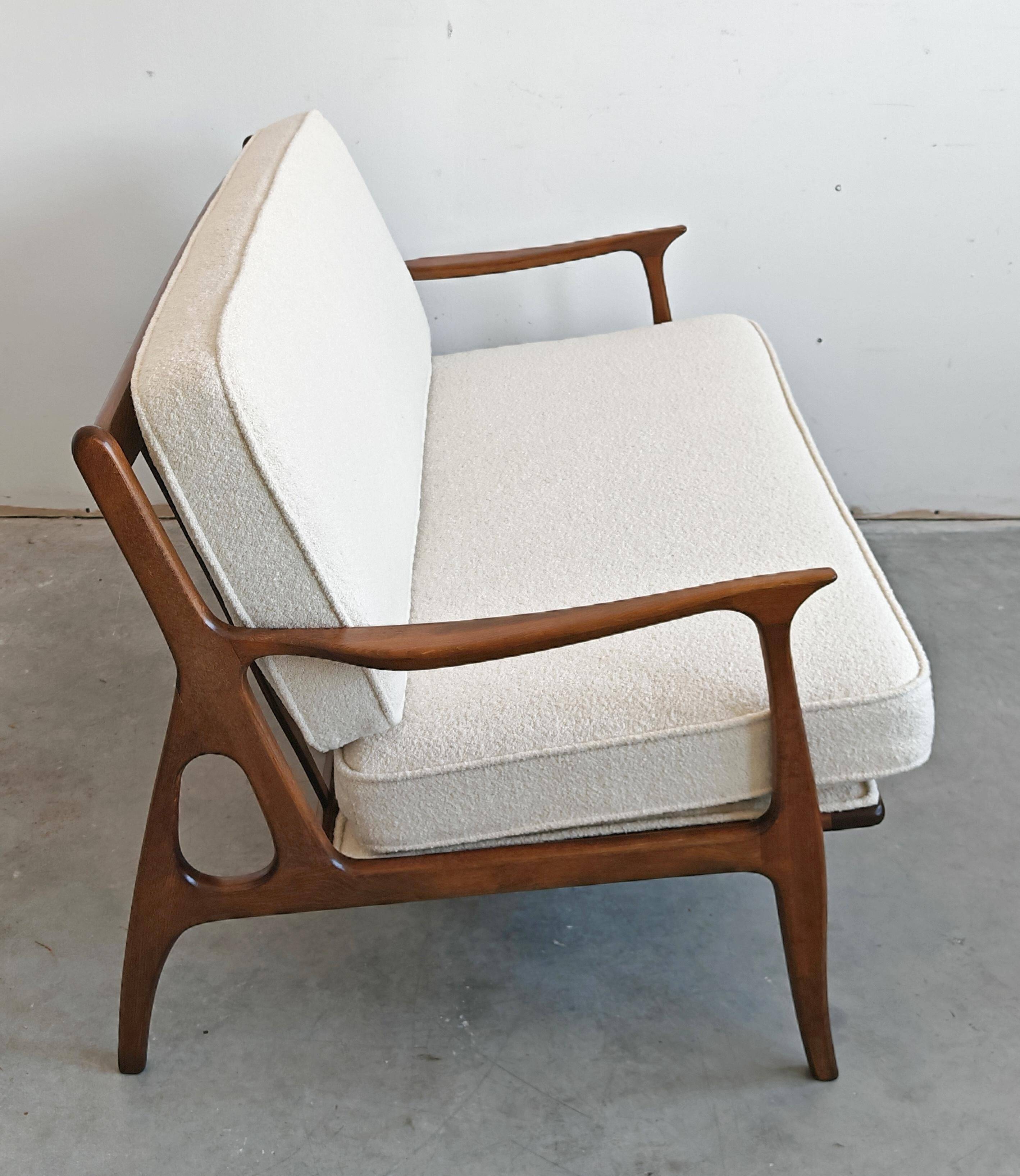 Mid-Century Modern Loveseat attributed to Arne Vodder 1960