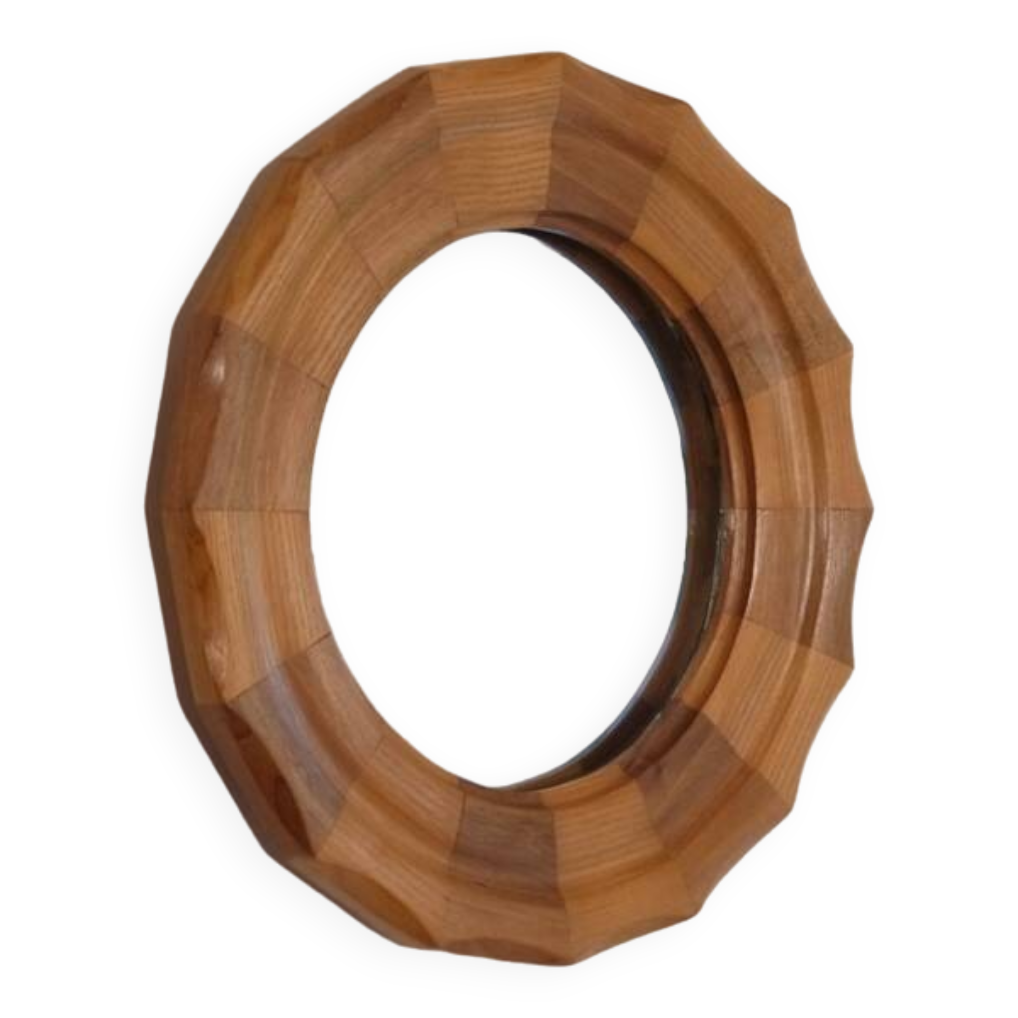 Vintage wooden mirror