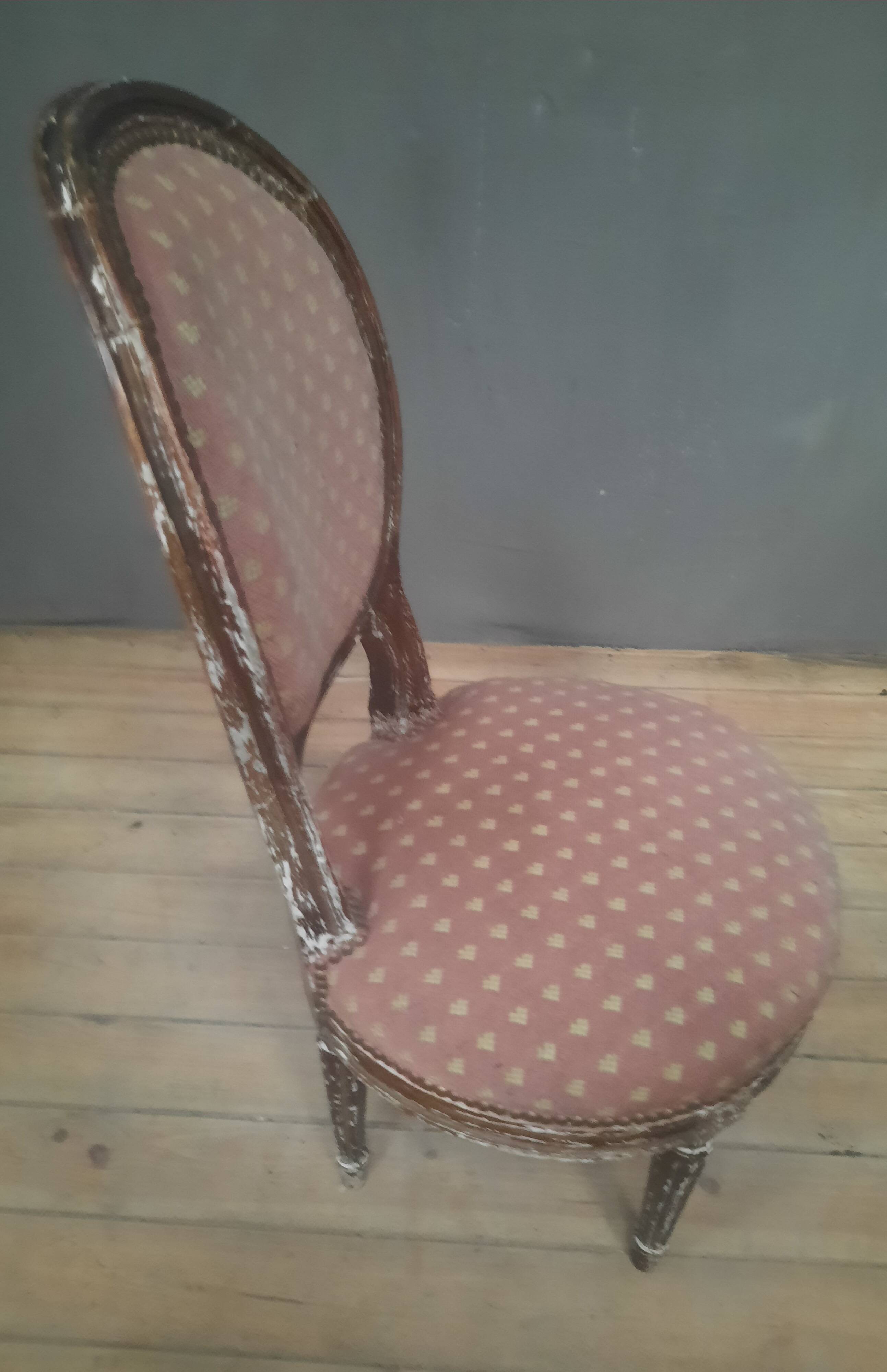 Louis XVI style low chair