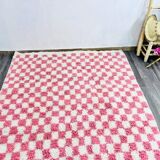 Traditional handmade Berber rug, size 2/3 m.