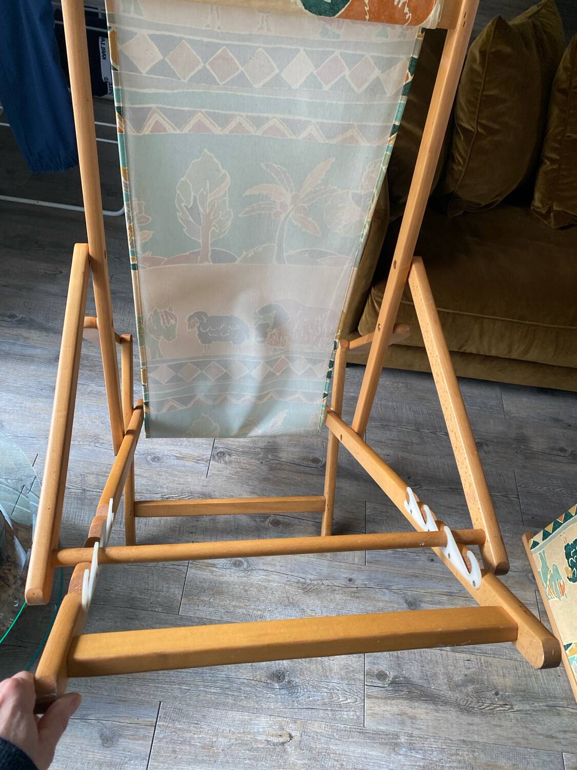 Vintage deckchair