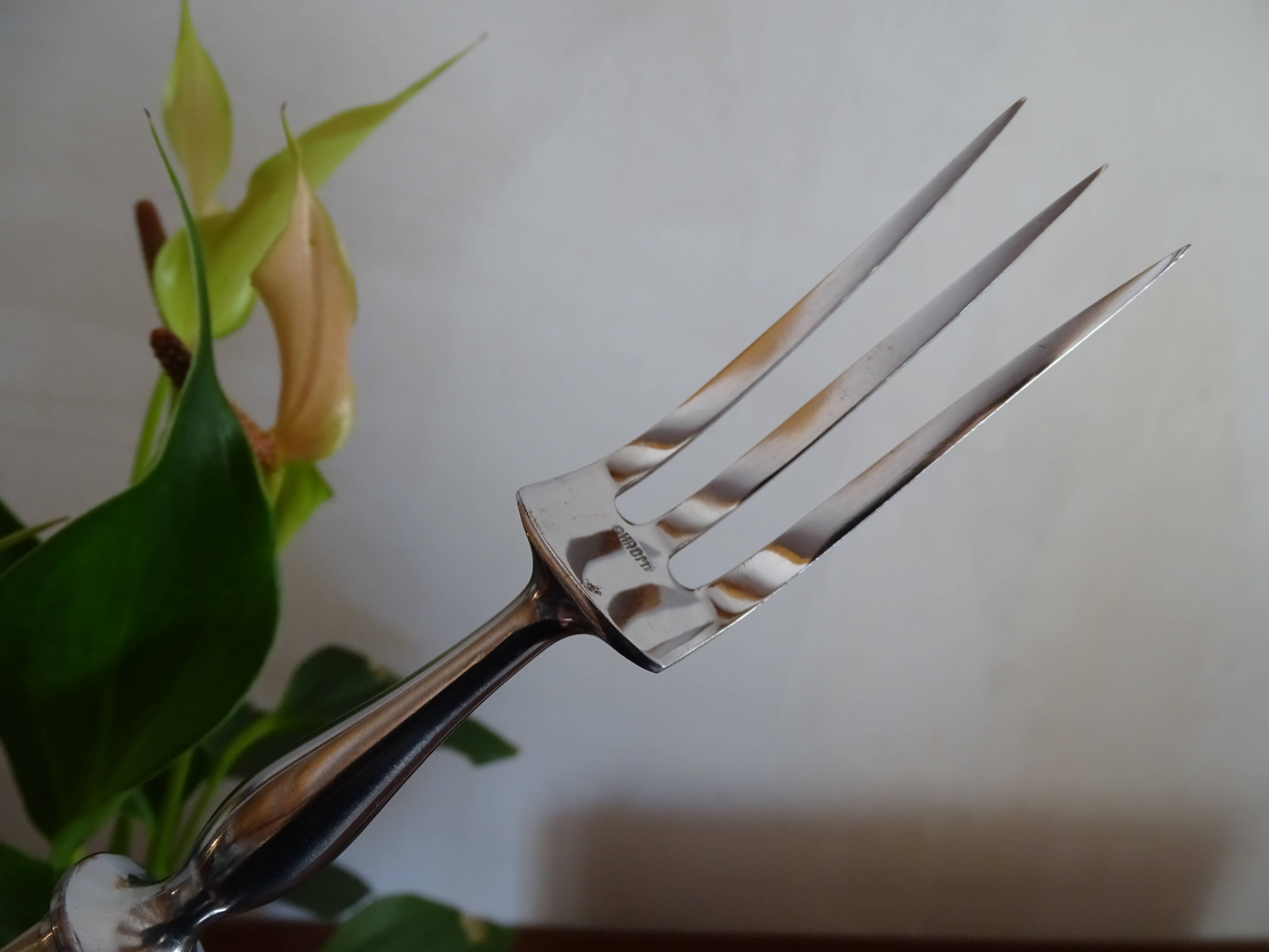 Art Deco cutlery silver metal ORBRILLE 1930 in case