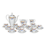 Vintage coffee service in porcelain by Epiag Czechoslovakia.