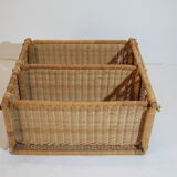 Rattan shelf