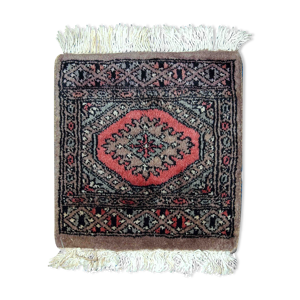 Tapis vintage ouzbek bukhara fait