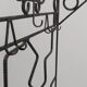 Vintage hand welded one of a kind structural steel coat rack