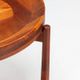 Table tray sculpturale Jens Quistgaard en teck Danemark 1960