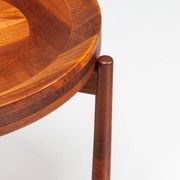 Table tray sculpturale Jens Quistgaard en teck Danemark 1960