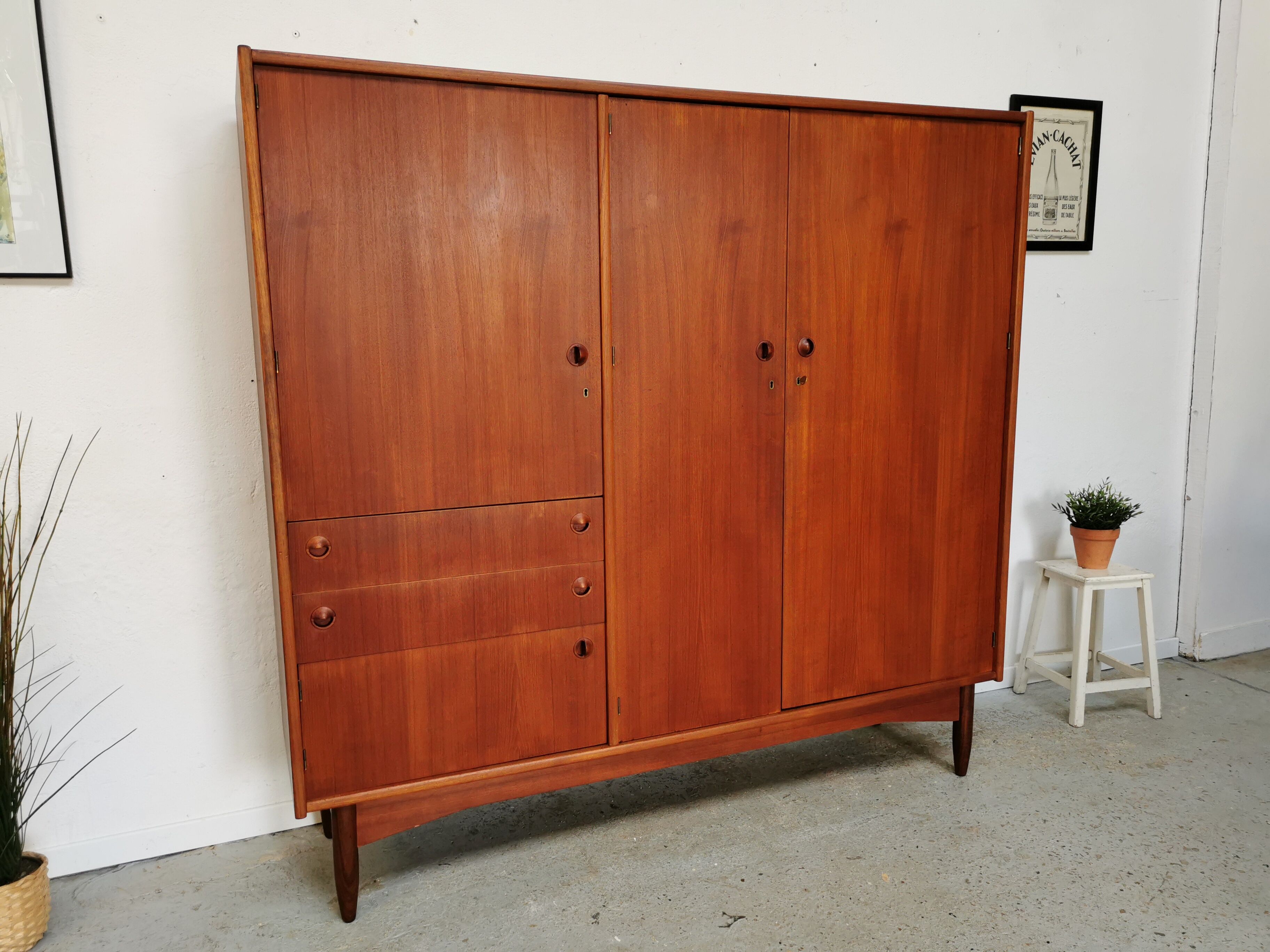 Teak cabinet design Tricoire & Vecchione