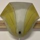 Yellow glass wall lamp, Scandinavian design, 1950s.