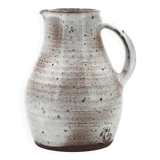 Stoneware pitcher by Jeanne and Norbert Pierlot, Ratilly, 1960s