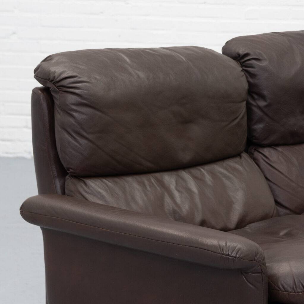 Leather modular sofa, 1970s