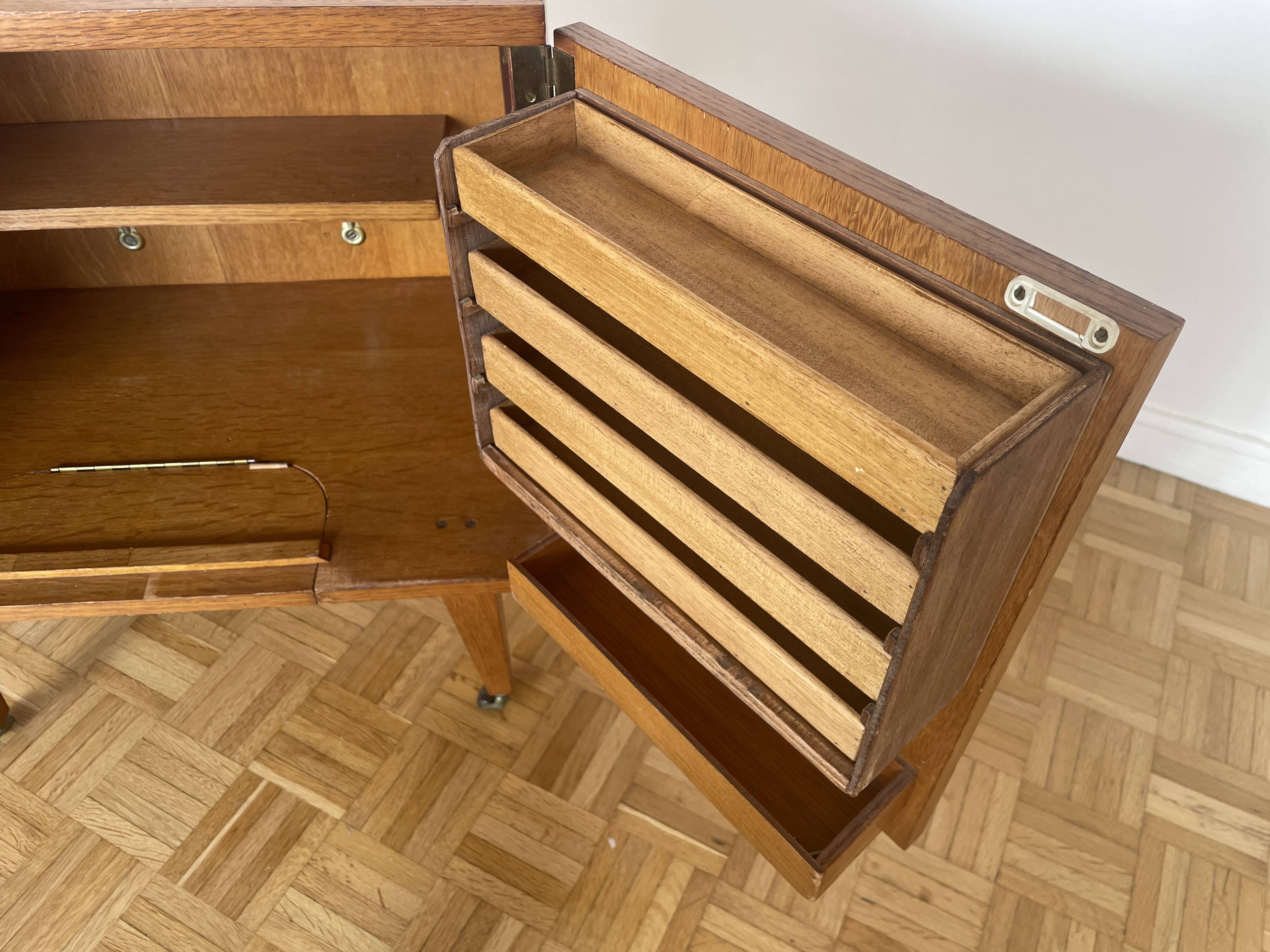 1960s sewing cabinet