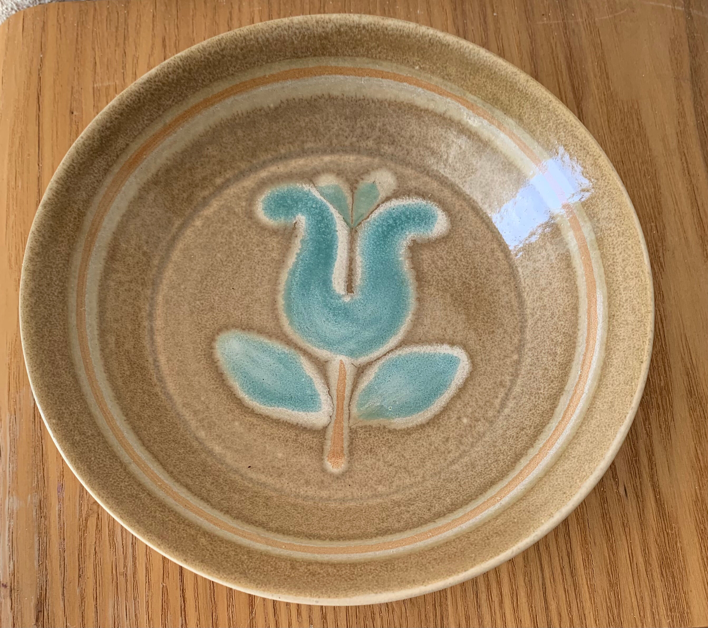 Lot of 6 hollow plates Faïencerie de Bretagne model Paloma