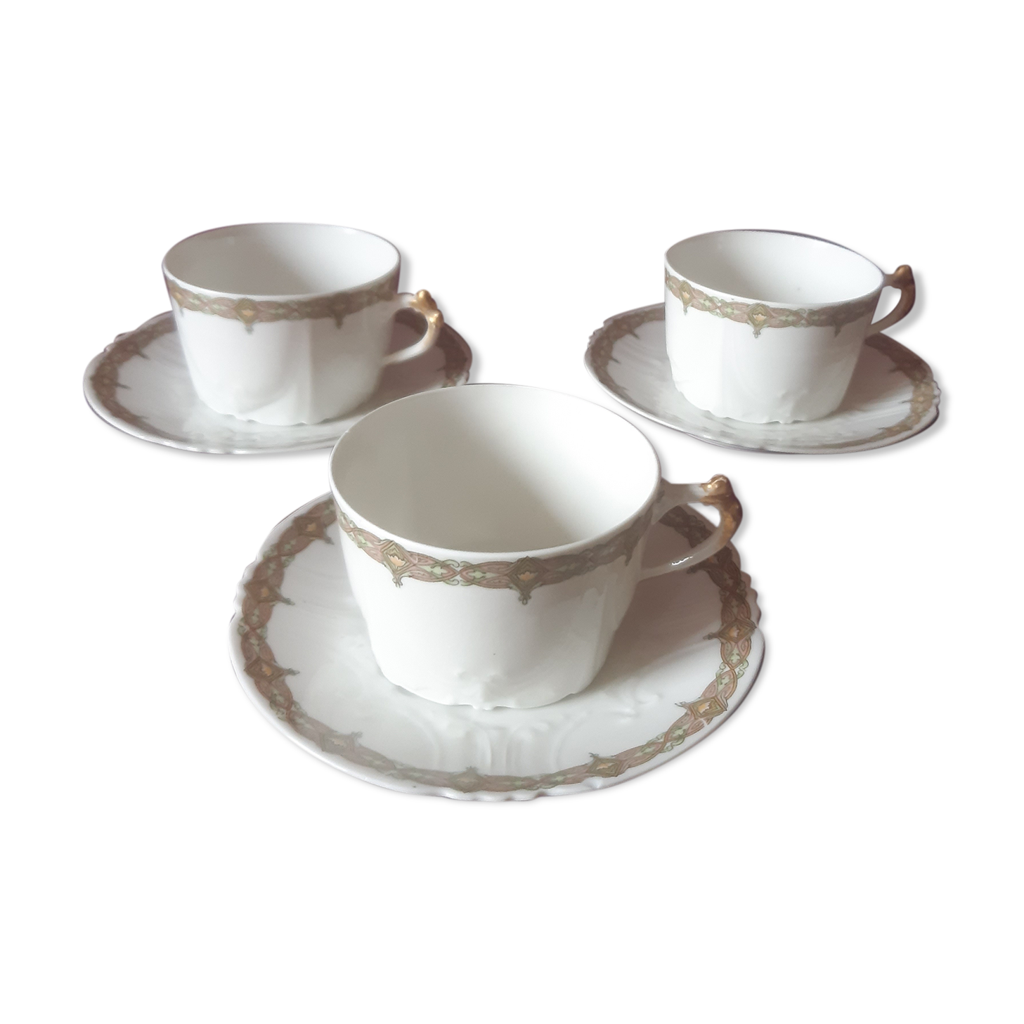 Limoges porcelain cups