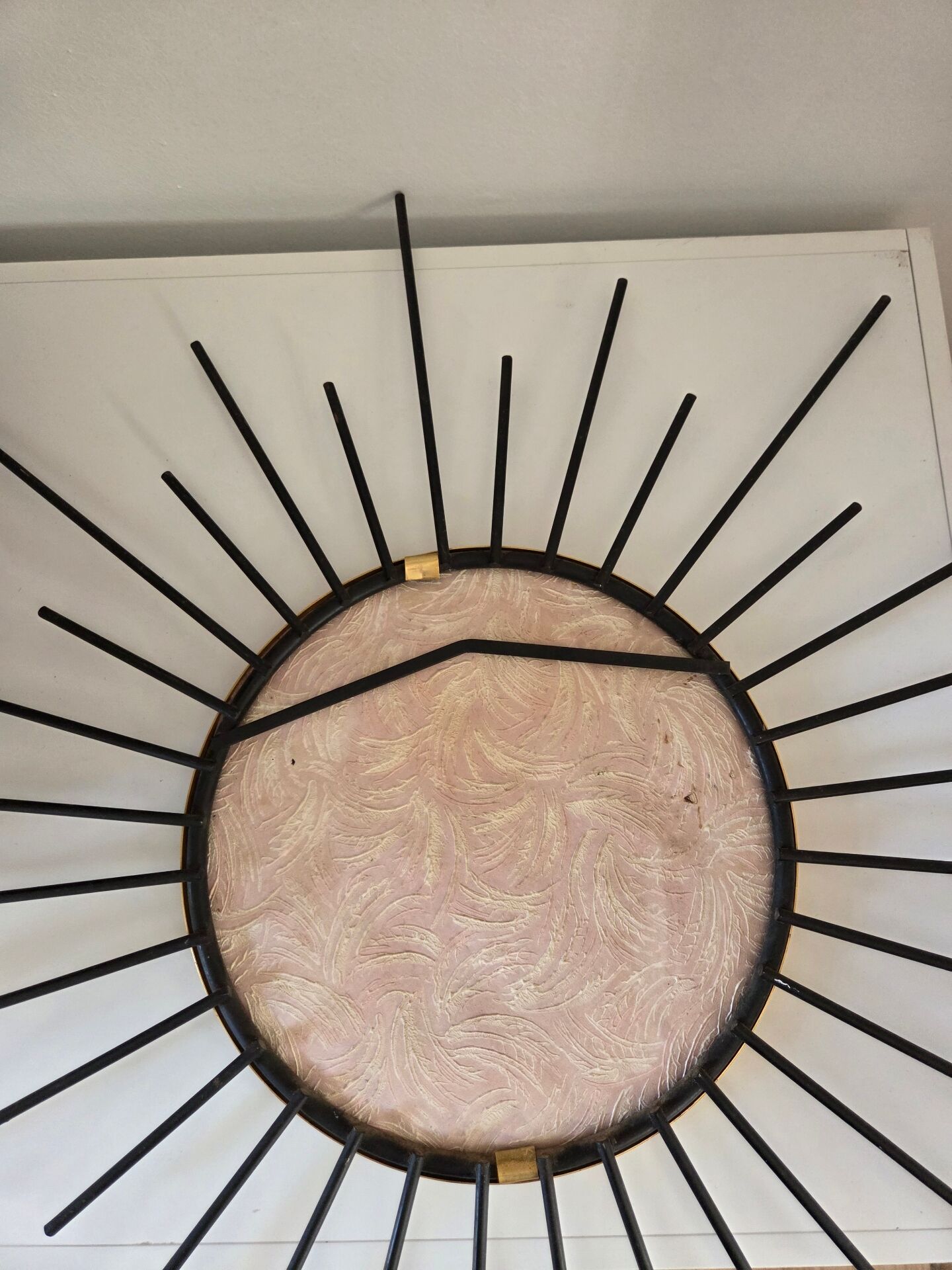 Metal sun mirror, 1950s/60s