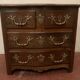 Commode provinciale en noyer massif xviii siècle