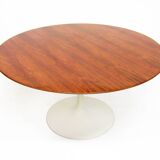 Ensemble de table à manger et six chaises Space-Age Tulip des années 1970 par Eero Saarinen pour Knoll