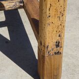 Restored solid oak farmhouse table