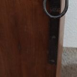 Old glass wall shelf