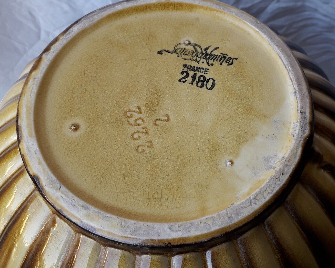 Sarreguemines pot cover